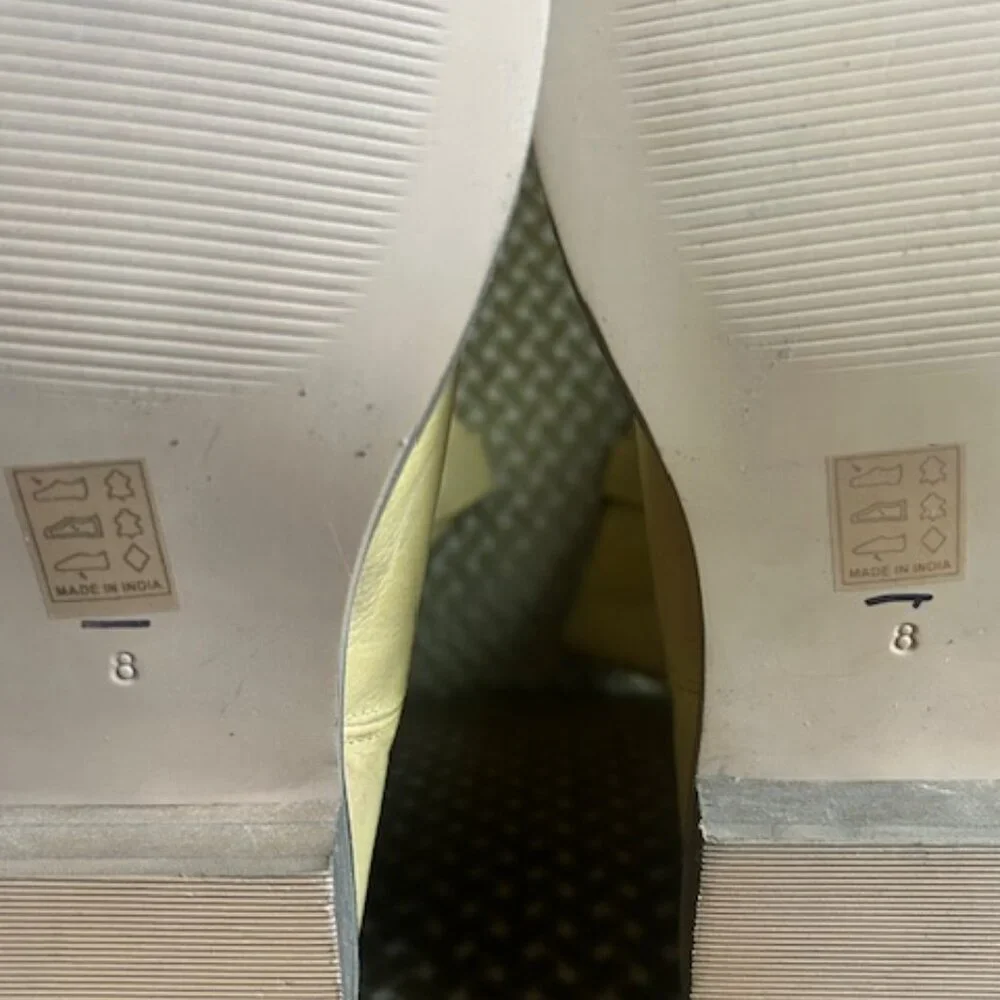 Urban Outfitters Tall Tan Lush Leather Slouch Pull On Boots - Picture 11 of 16